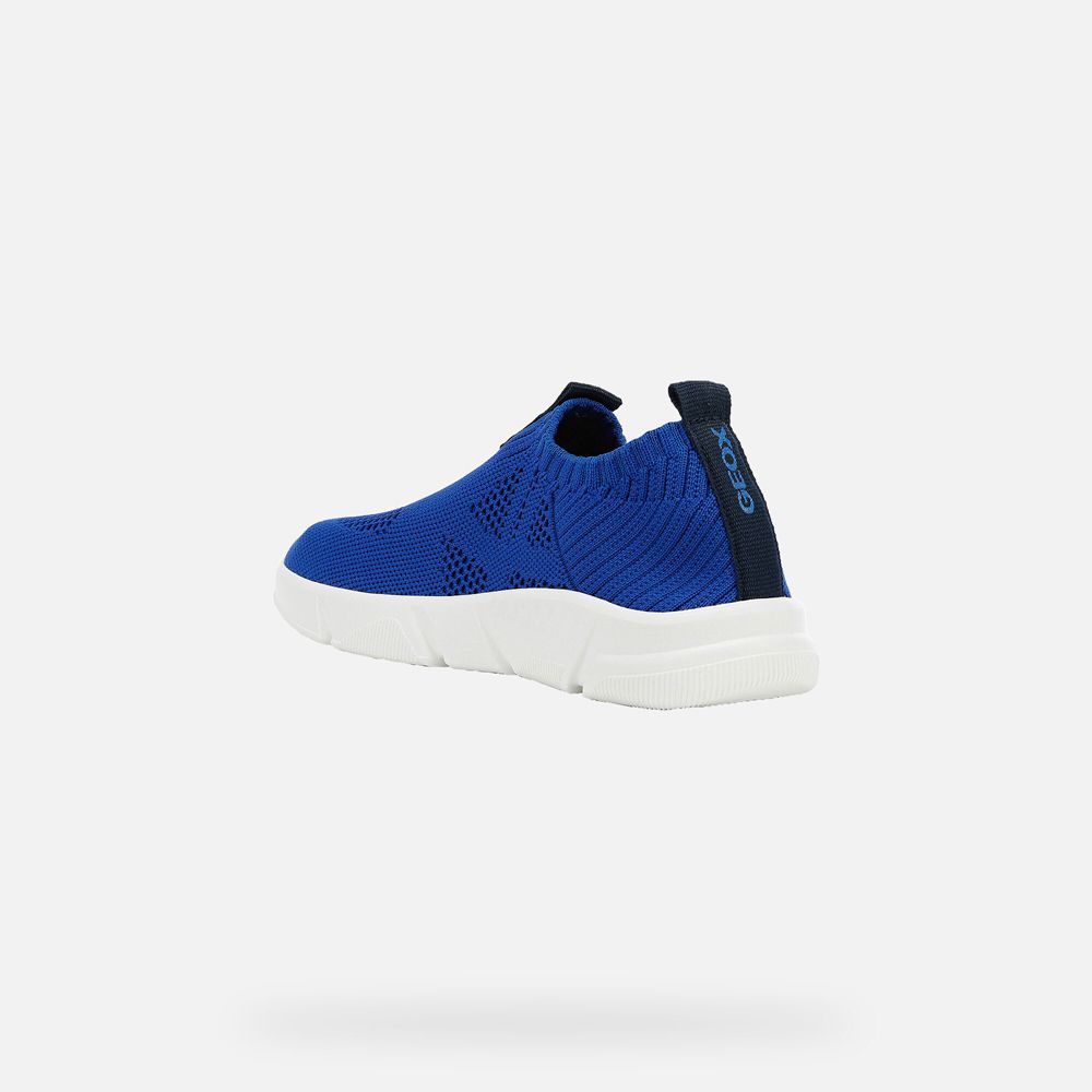 Geox Sneakers Blue Aril - Geox Boys Shoes - EZNUKR859